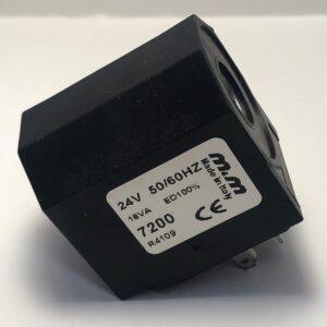 BOBINA ELECTROVALVULA M&M 7200 24V R4109