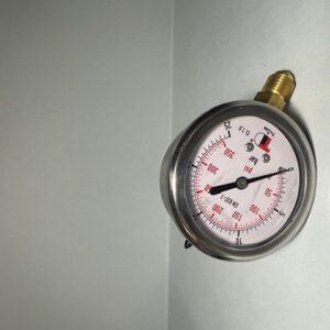 MANÓMETRO INOX DN 63 SALIDA VERTICAL 1/4" BSP 0-25 PSI 0-350