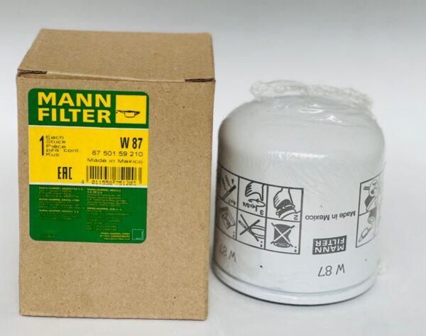 FILTRO ACEITE MANN W87 - Buscofiltros.com