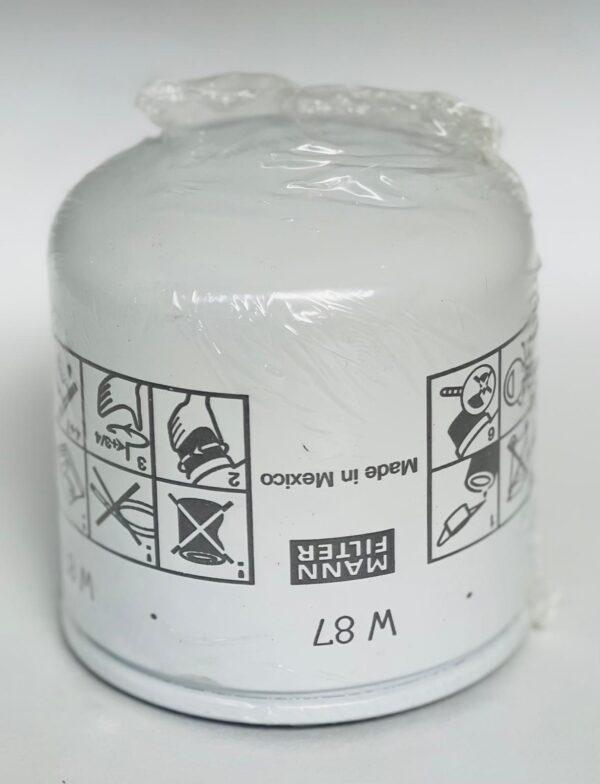 FILTRO ACEITE MANN W87 - Buscofiltros.com