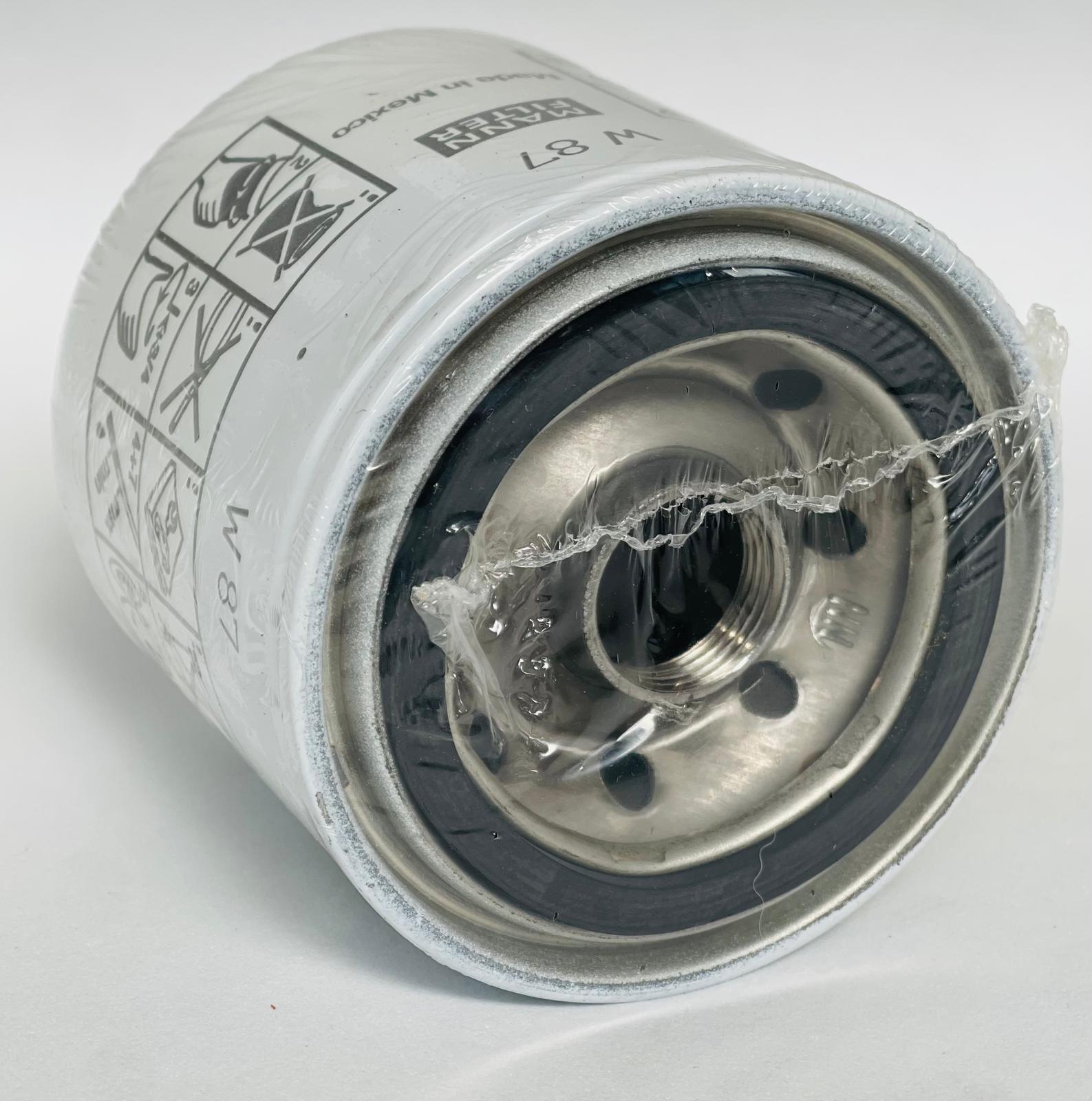 FILTRO ACEITE MANN W87 - Buscofiltros.com