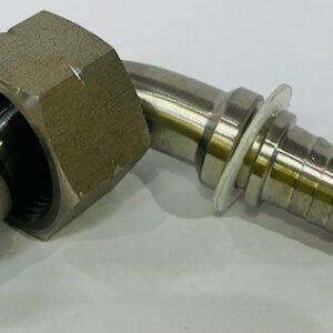 RACOR PRENSAR INOX H.G. MÉTRICA 90º C/JUNTA TÓRICA INOX Ø 16 S DN 1/2"