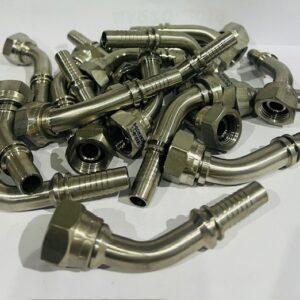 RACOR PARA PRENSAR INOX H.G. 45º CONO 60º INOX 3/8" BSP DN 3/8"
