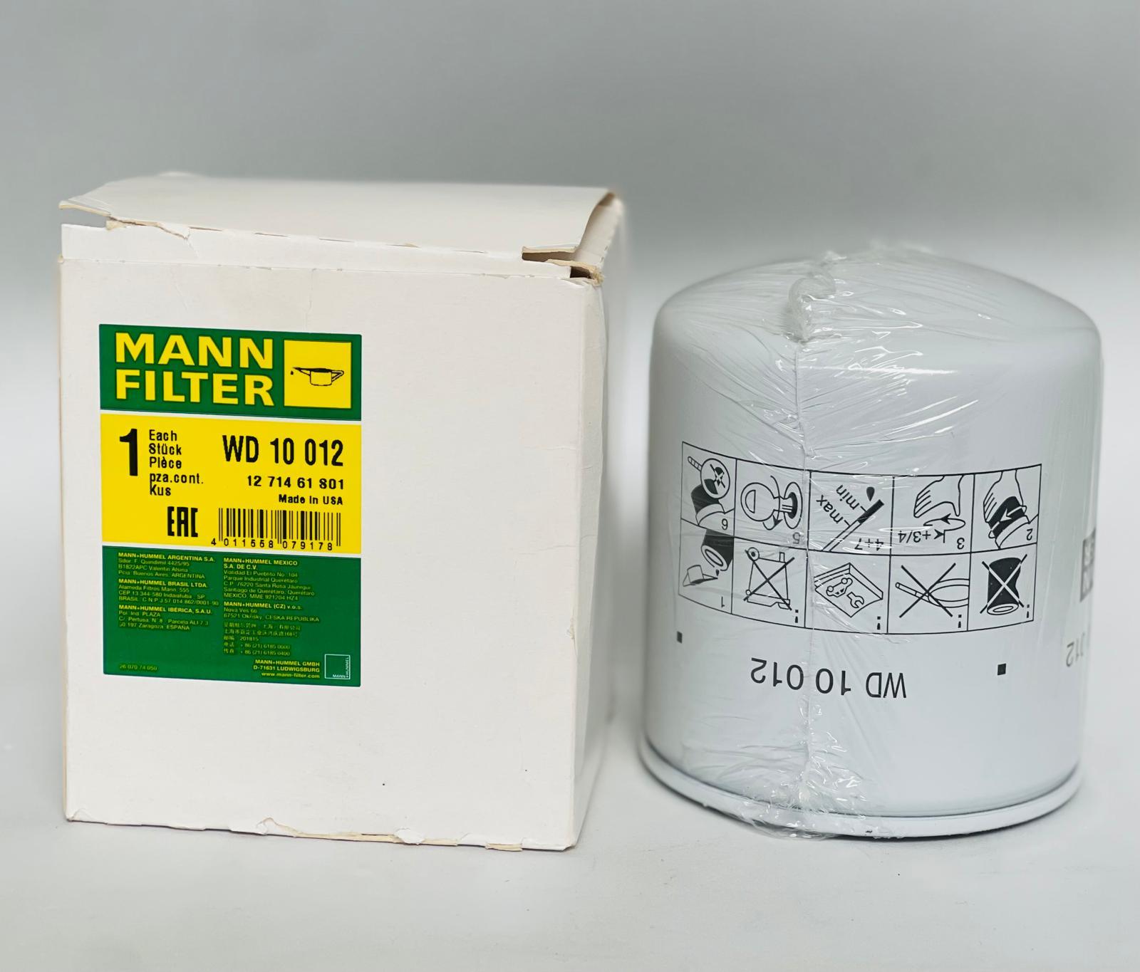 FILTRO ACEITE MANN WD10012