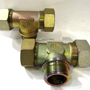 Racor Te rosca gas cil 35LR 1" 1/4 DIN2353 Referencia Rastelli: TN97-35LR 1 1/4"